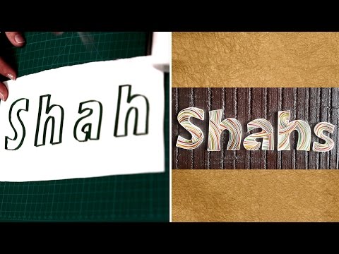12 Name Art Designs Using Letters and Fonts