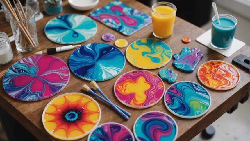 fluid art coasters guide