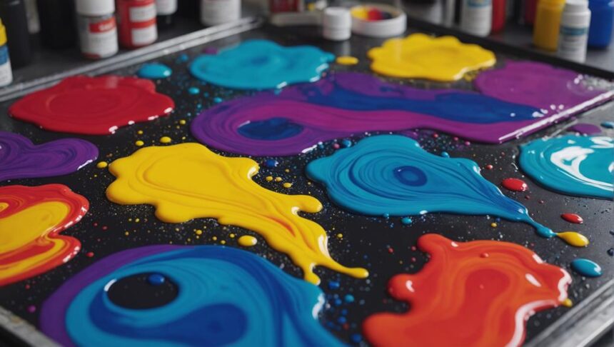 silicone oil in art