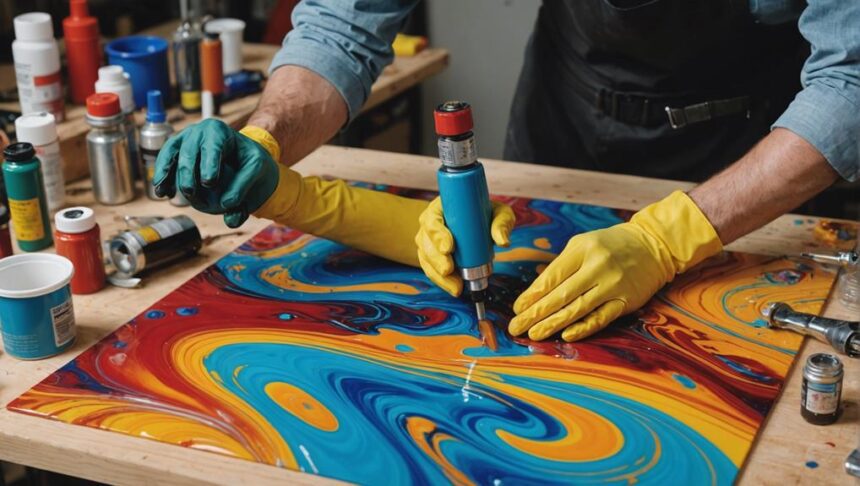epoxy resin wall art guide