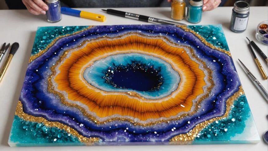 simple resin geode tutorial