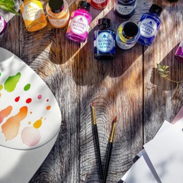 alcohol ink art supplies