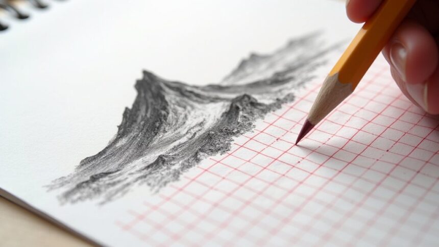 accurate sketching with grids