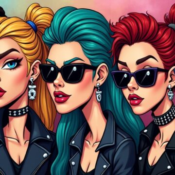 bold fierce cartoon avatars