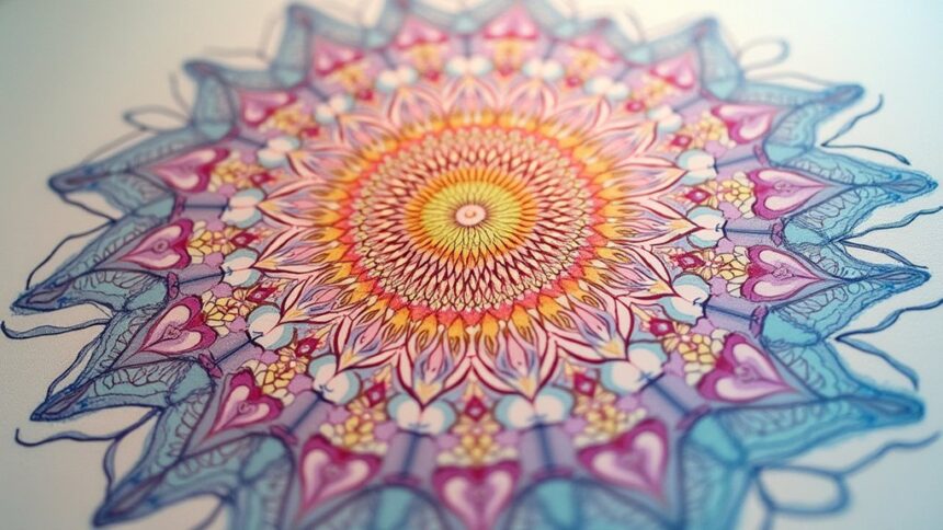 calming repetitive mandala designs