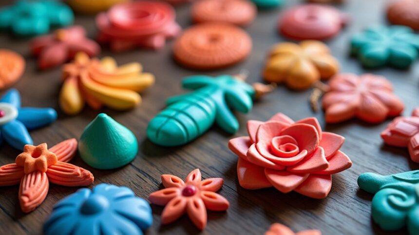 colorful foam clay projects