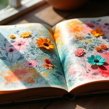 creative color filled pages