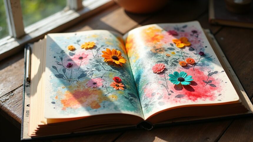 creative color filled pages