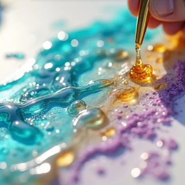dazzling fluid art techniques