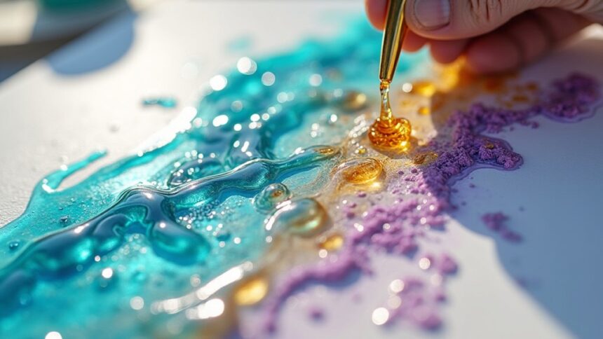 dazzling fluid art techniques