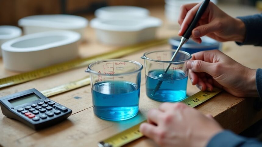 epoxy volume calculation guide