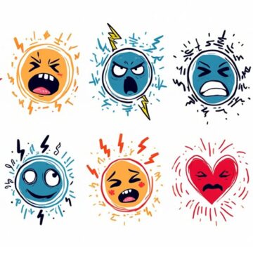 expressive doodles for emotions