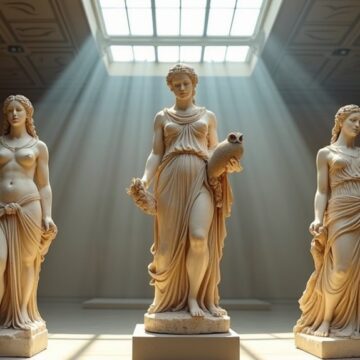 iconic greek female sculptures