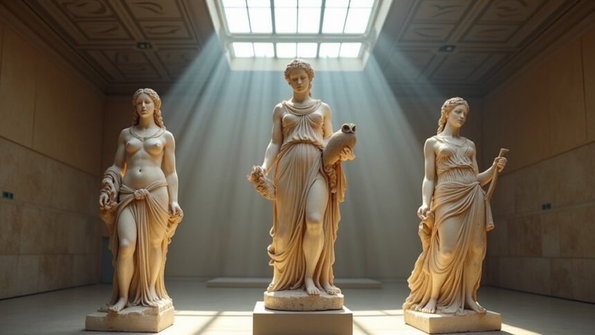 iconic greek female sculptures