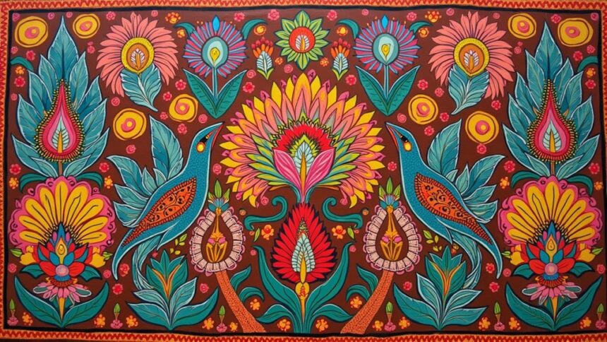 madhubani s vibrant folk motifs