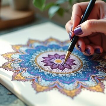 mindful relaxation through drawing