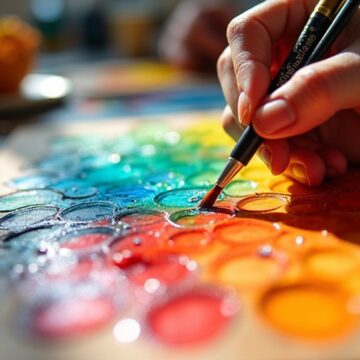 mixing pigments for watercolor