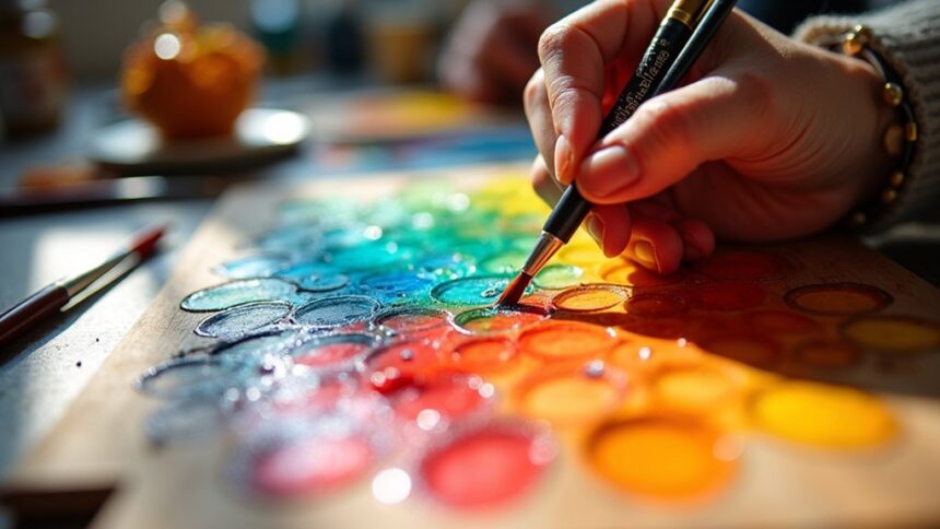 mixing pigments for watercolor