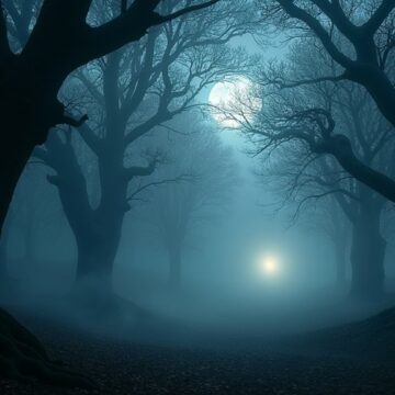 mysterious dark ethereal imagery