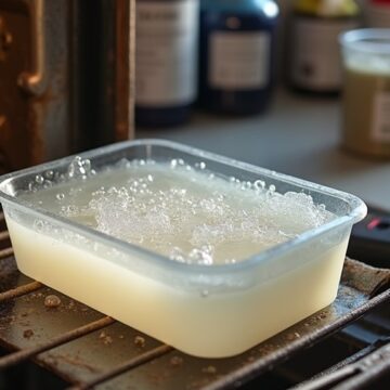 oven curing resin safely