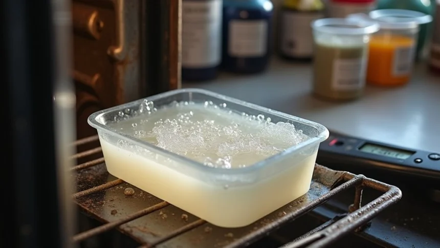 oven curing resin safely