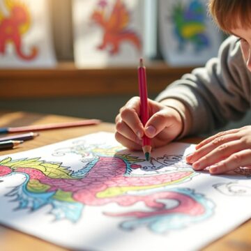 printable dragon coloring activities