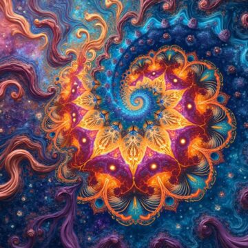psychedelic patterns and imagery