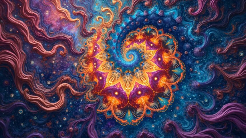psychedelic patterns and imagery