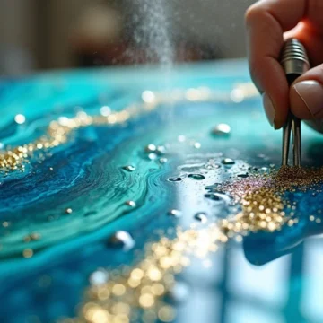 resin art transformation process