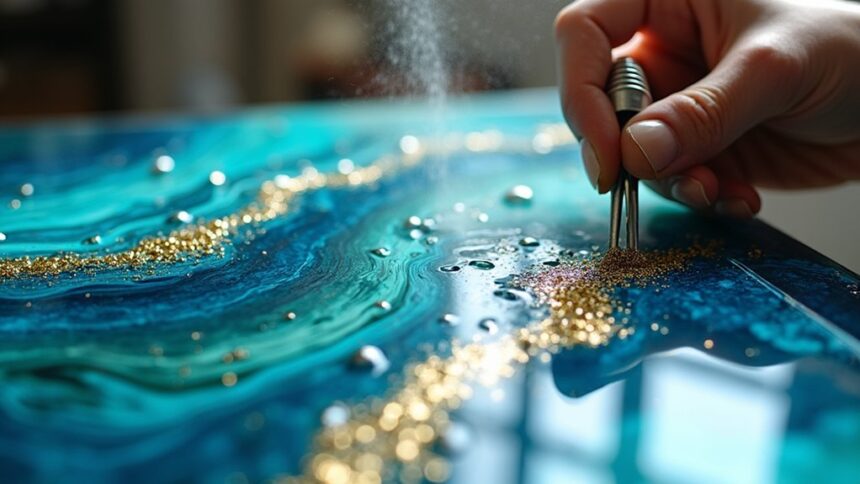 resin art transformation process