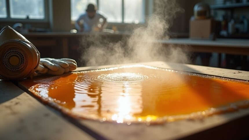 resin fumes and safety