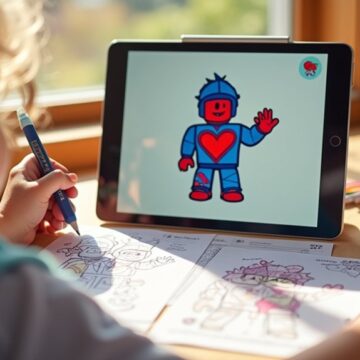 roblox coloring pages creativity