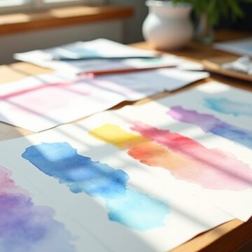 soft and blended watercolor projects
