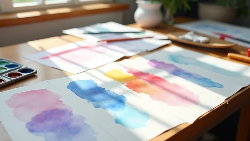 soft and blended watercolor projects