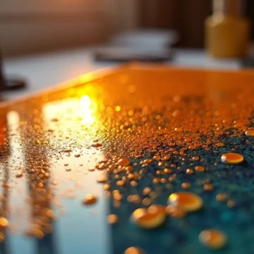 sticky resin curing issues