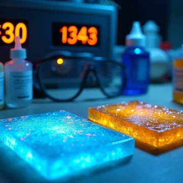 uv light resin curing