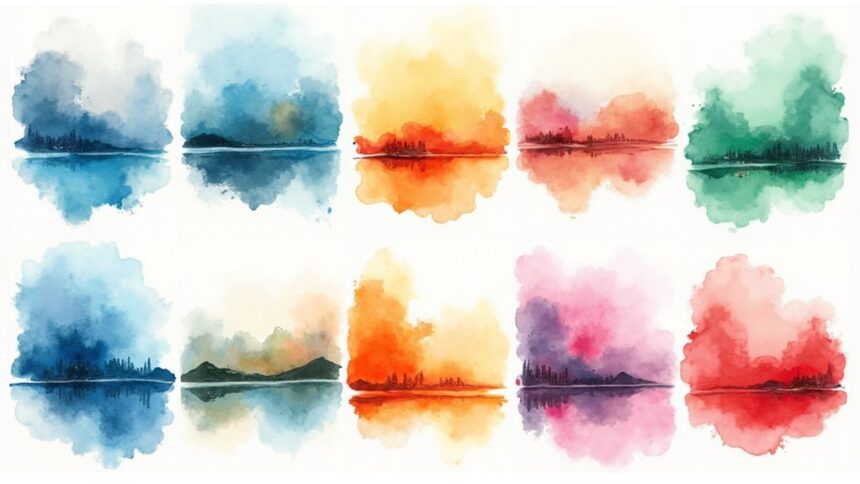 vibrant watercolour art techniques