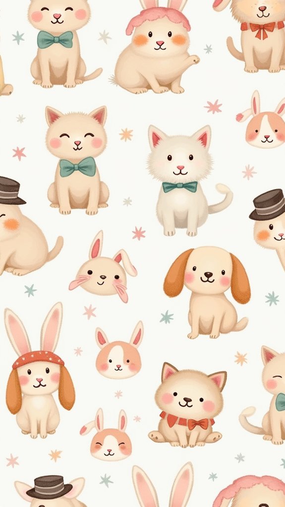 adorable animal doodles delight