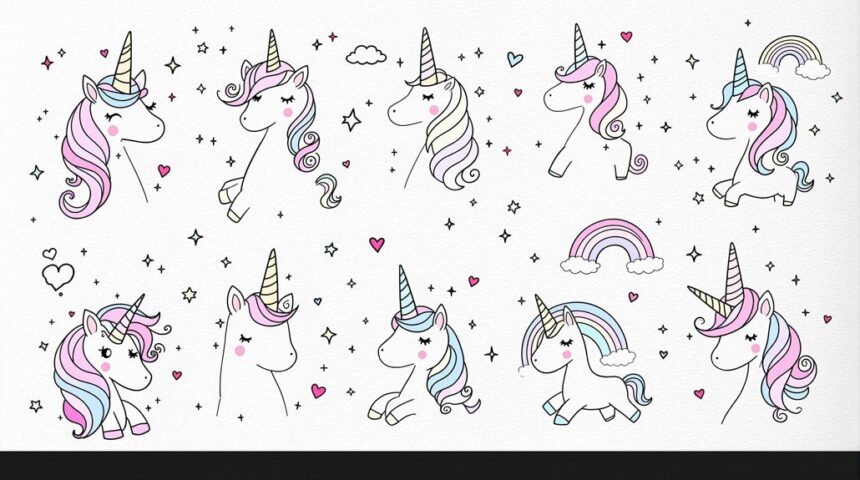 adorable unicorn doodle inspiration