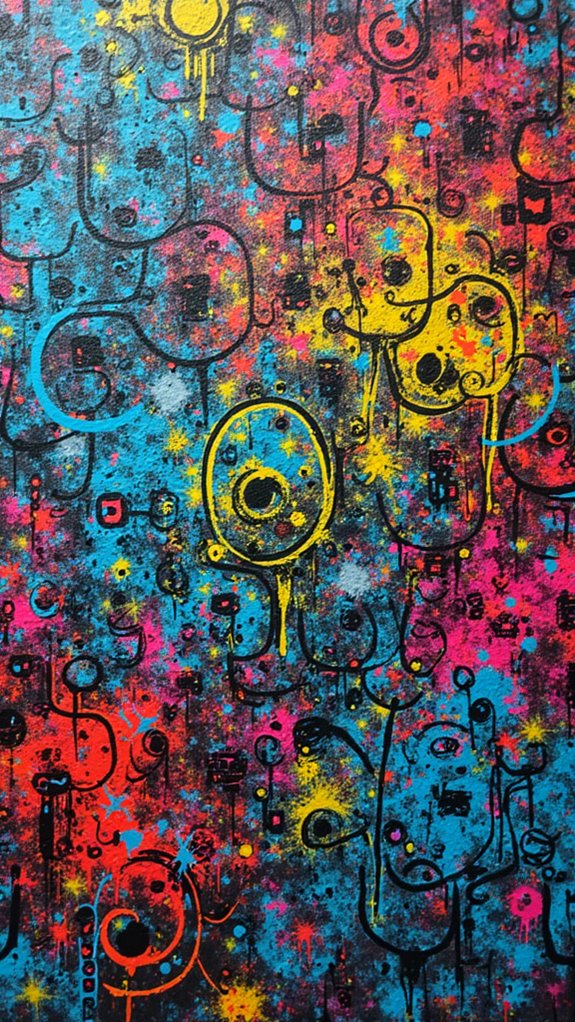 bold urban graffiti art