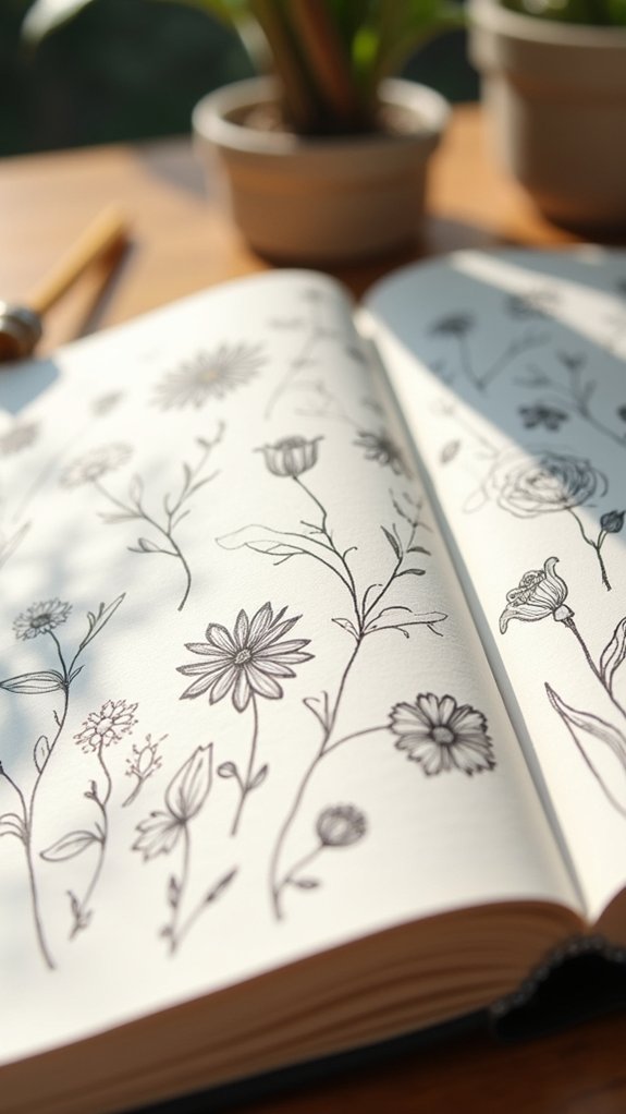 cheerful flowers brighten creativity