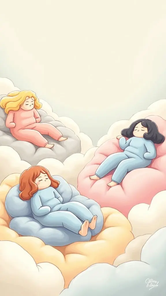 chill relaxed doodle characters