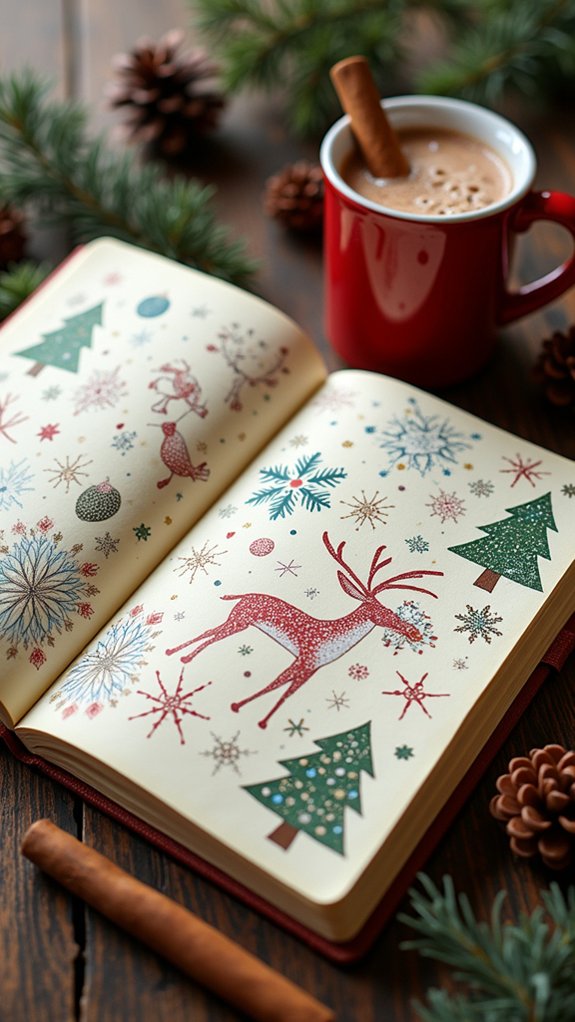 christmas doodles and joy