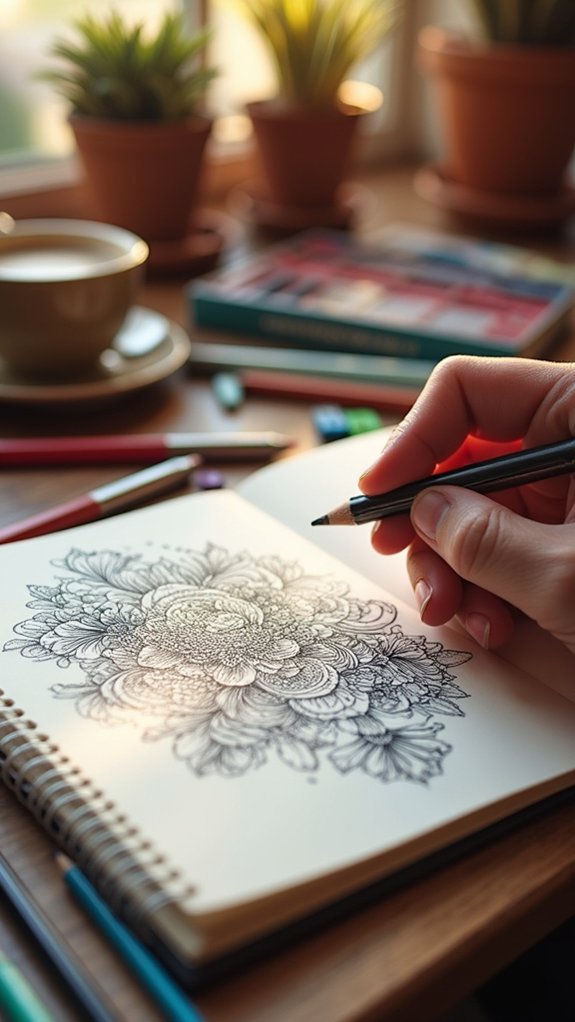 connecting doodles creatively together