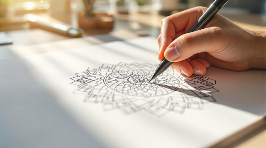create a simple mandala