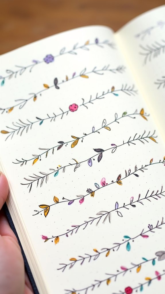 creative bullet journal dividers