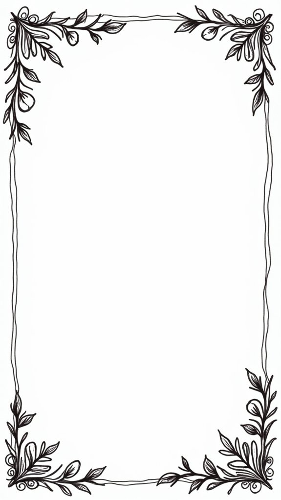 creative corner doodle borders