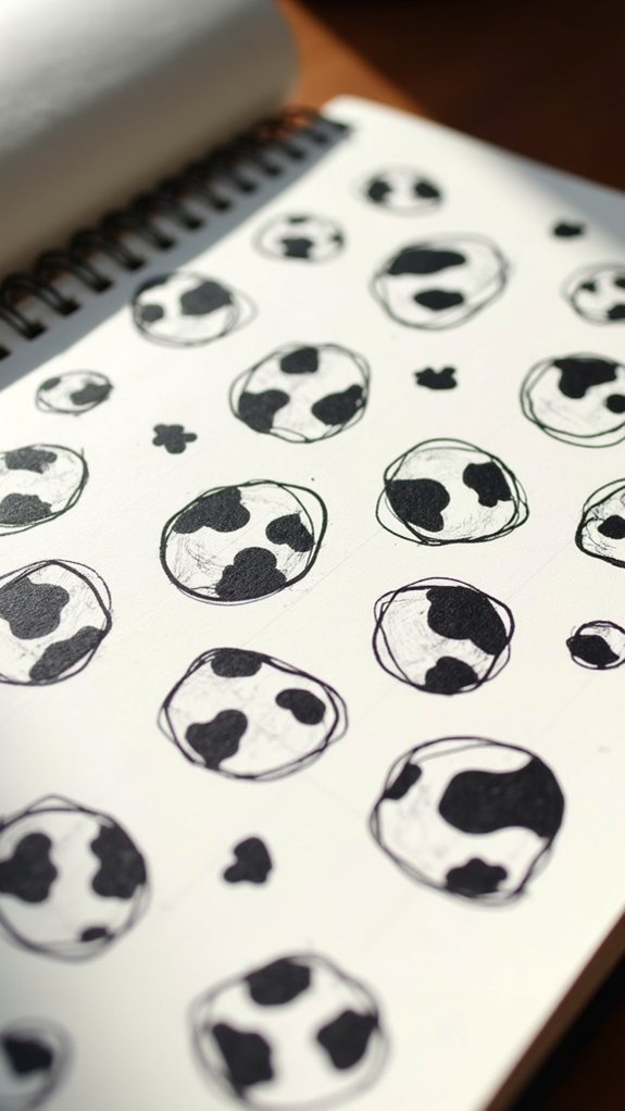 creative cow print designs