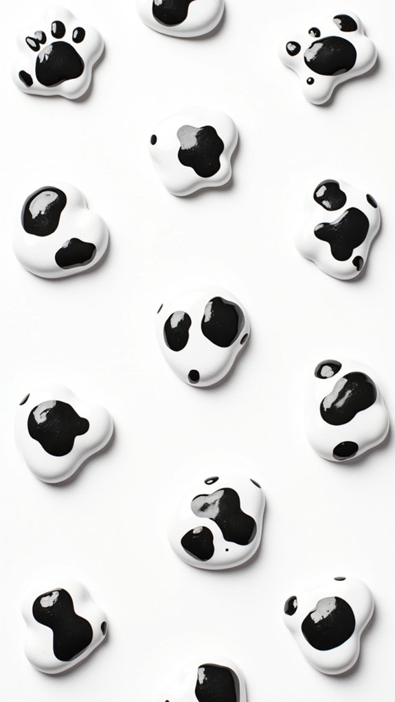 creative cow print doodles