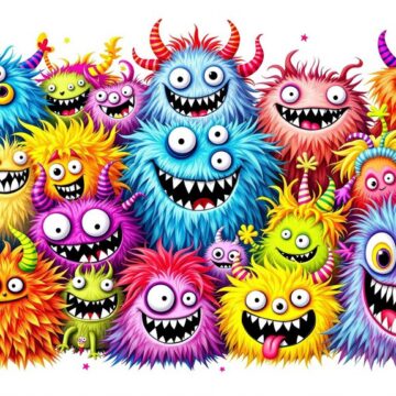 creative doodle monster inspirations